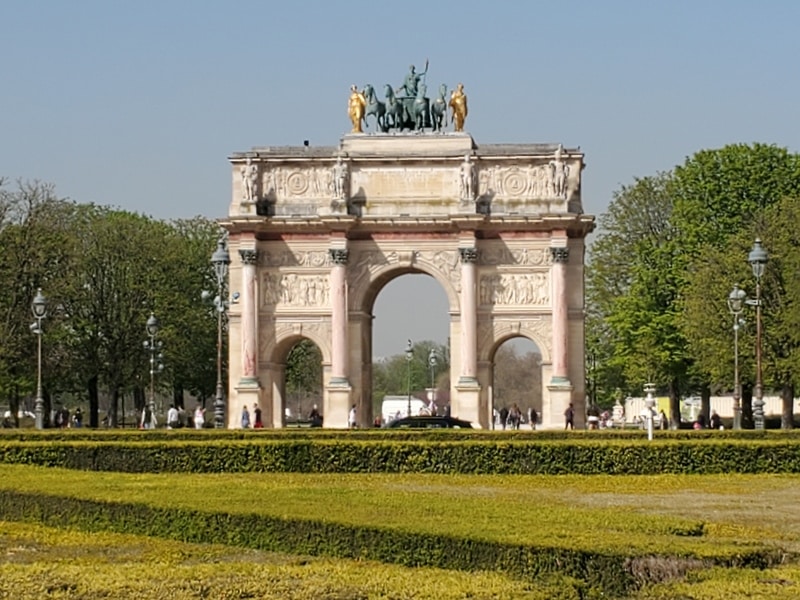 L'arc de triomphe du Carrousel L'arc de triomphe du Carrousel