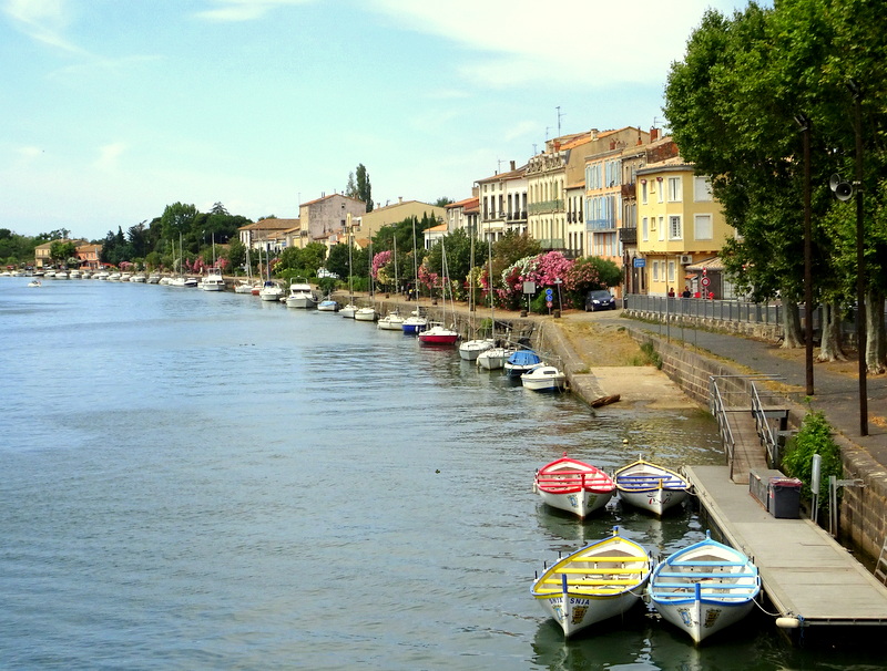 Les bords de l'Hérault à Agde Les bords de l'Hérault à Agde