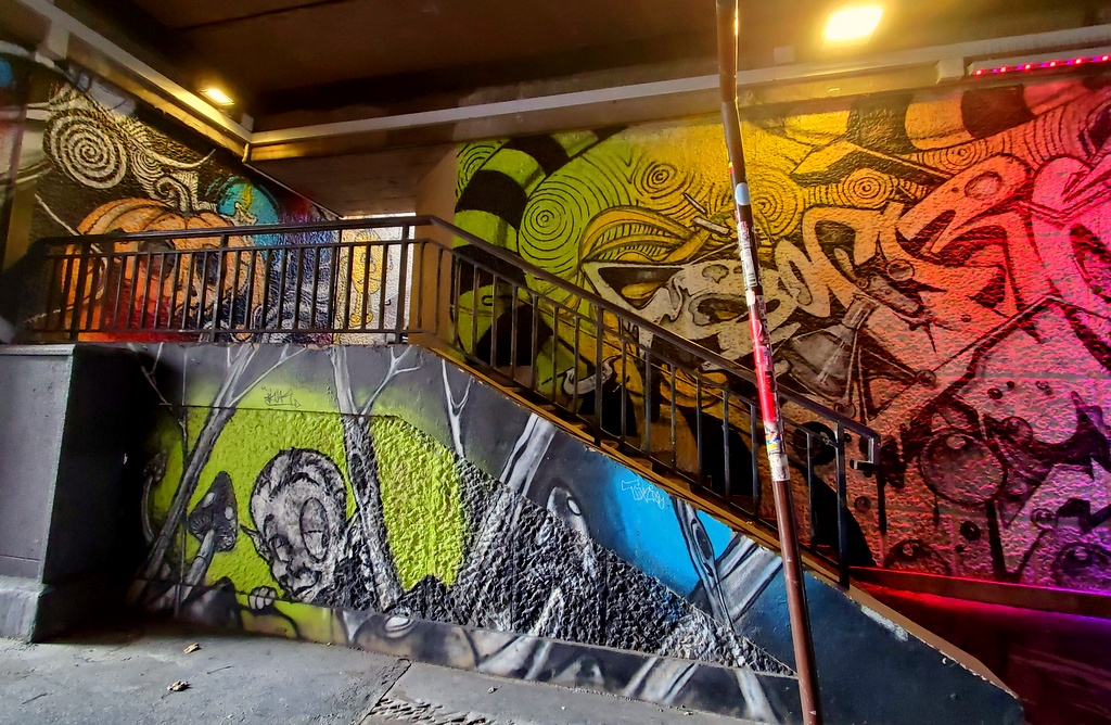 Les fresques du Pont Broca