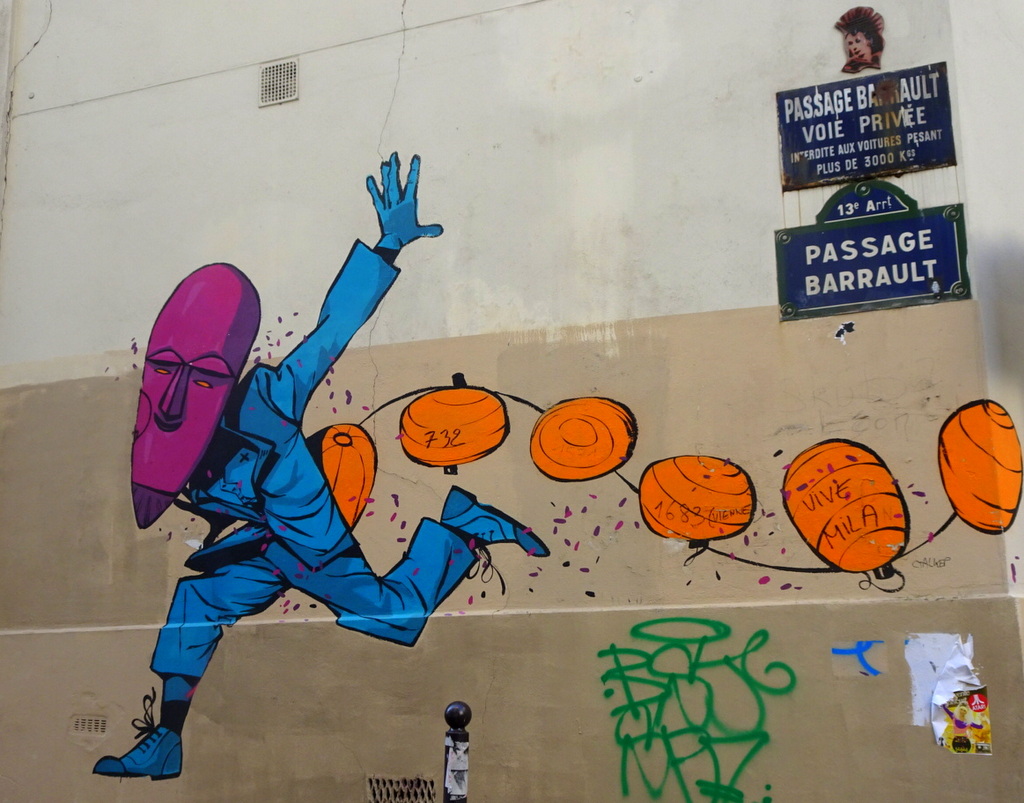 Street art à la Butte-aux-Cailles Butte-aux-Cailles street art