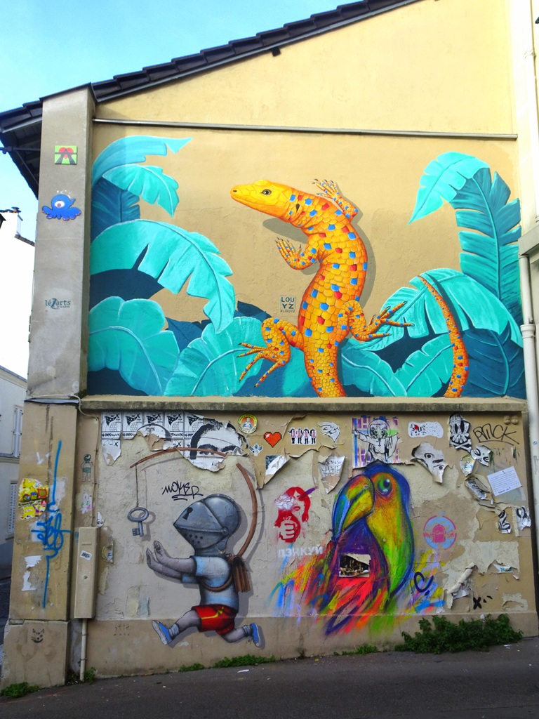 Street art à la Butte-aux-Cailles Street art à la Butte-aux-Cailles