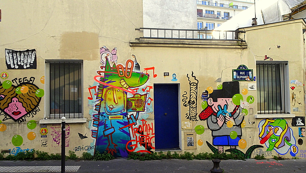 Butte-aux-Cailles street art Butte-aux-Cailles street art