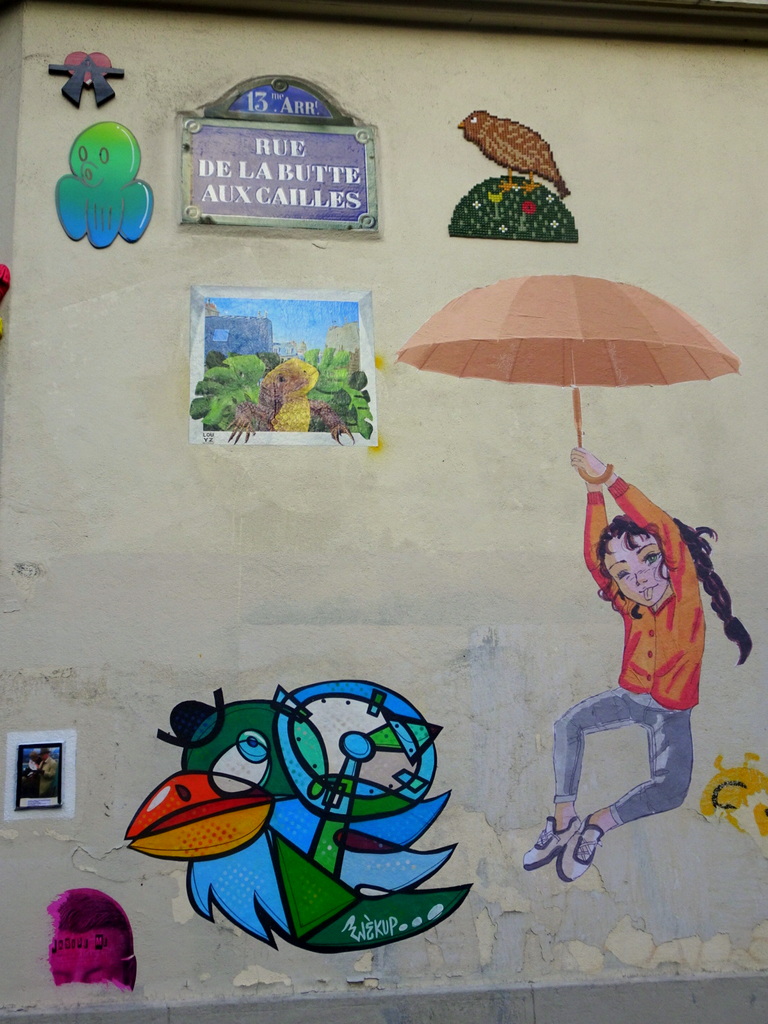 Butte-aux-Cailles Street art Butte-aux-Cailles