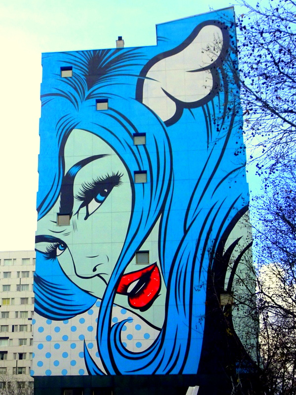 Street art boulevard Paris 13 D'Face Street art boulevard Paris 13 D'Face