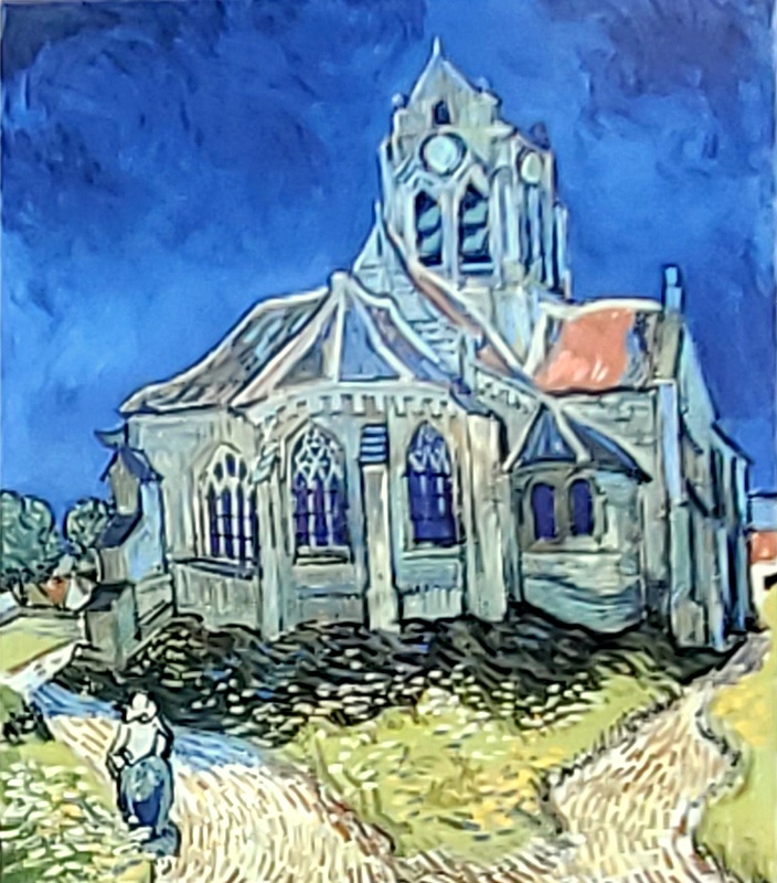 Eglise Auvers sur Oise peinte par Van Gogh Eglise Auvers sur Oise peinte par Van Gogh