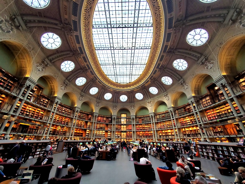 Lieux insolites à Paris - Salle Ovale BnF Lieux insolites à Paris - Salle Ovale BnF