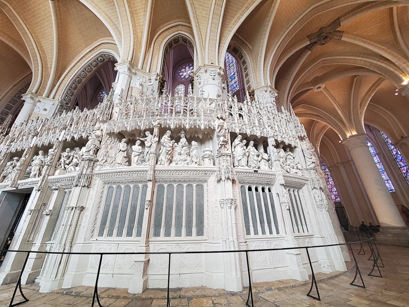 Cathédrale de Chartres intérieur Cathédrale de Chartres dentelle