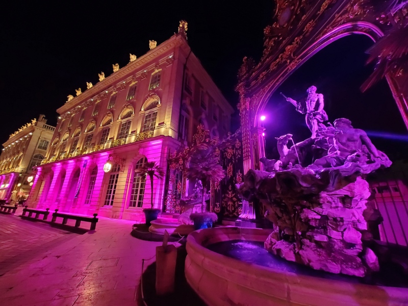 La place Stanislas La place Stanislas - Octobre rose
