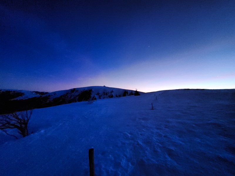 Vosges en hiver : balade en raquettes nocturne Vosges en hiver : balade en raquettes nocturne 5
