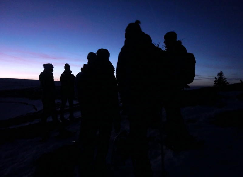 Vosges en hiver : balade en raquettes nocturne Vosges en hiver : balade en raquettes nocturne 4