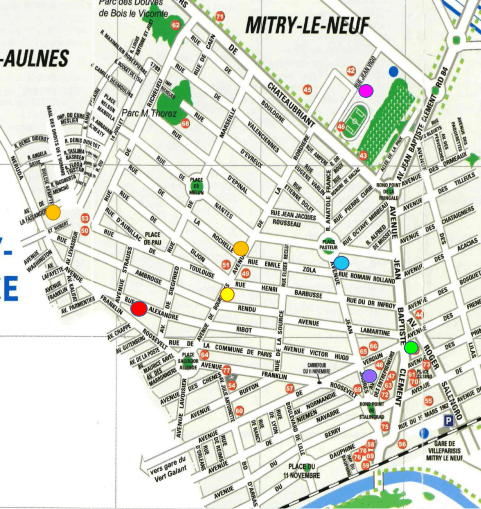 Street art Mitry plan