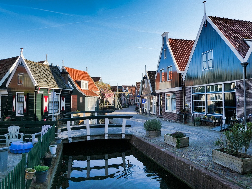 Volendam canaux Volendam canaux