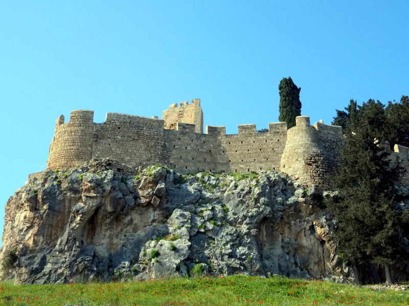 Le château de Lindos Le château de Lindos