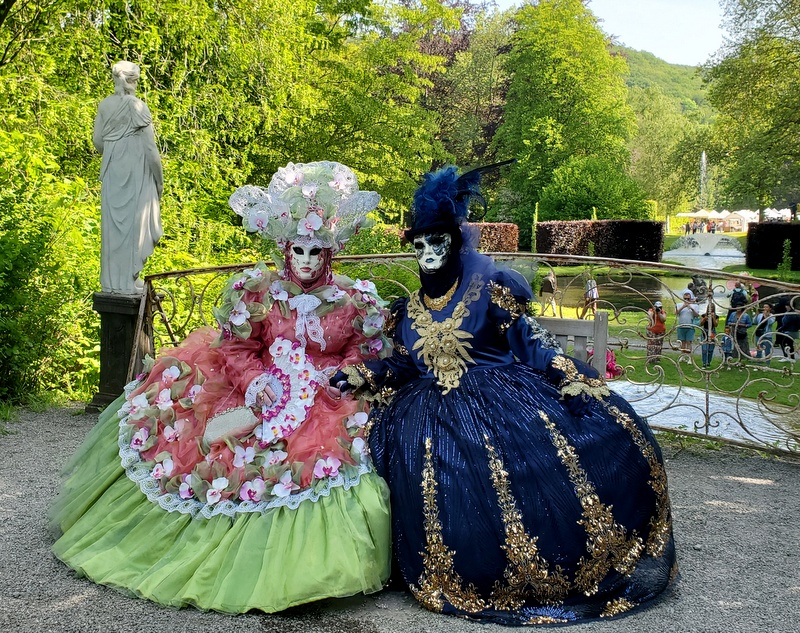 Les jardins d'Annevoie - Costumés de Venise Les jardins d'Annevoie - Costumés de Venise 3