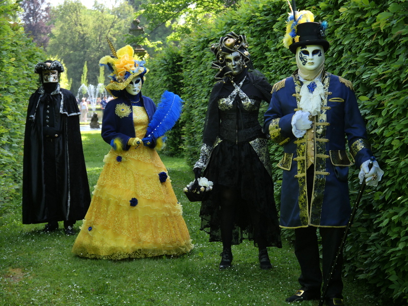Les jardins d'Annevoie - Costumés de Venise Les jardins d'Annevoie - Costumés de Venise 2