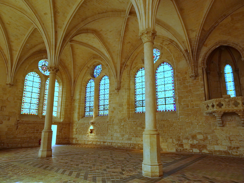 Abbaye de Royaumont réfectoire Abbaye de Royaumont réfectoire