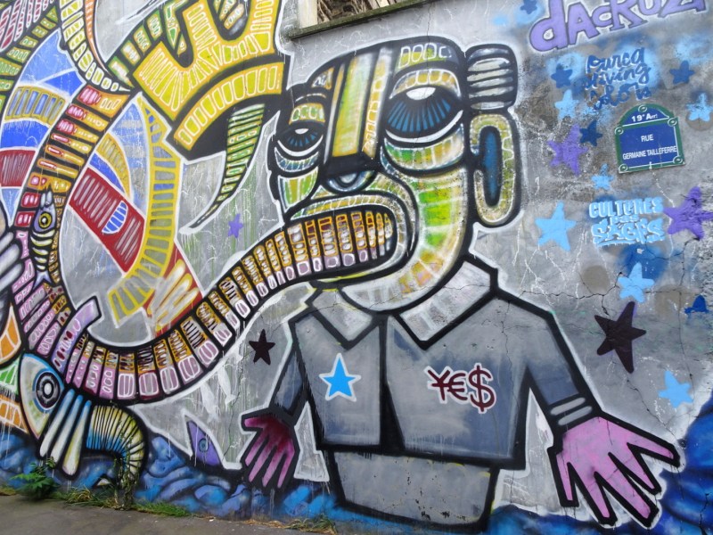 Street art canal de l'Ourcq