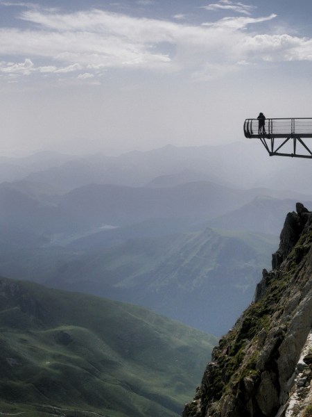Le Pic du Midi de Bigorre - ponton dans le ciel Le Pic du Midi de Bigorre - ponton dans le ciel