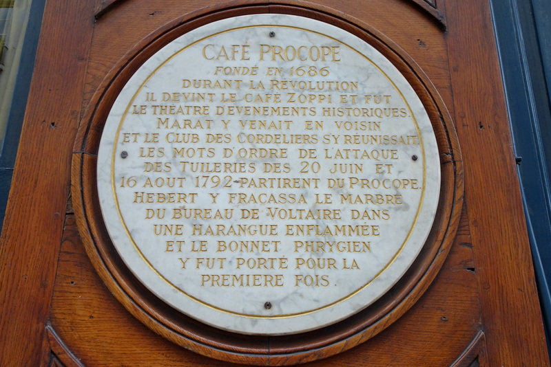 Le Procope visites insolites à Paris