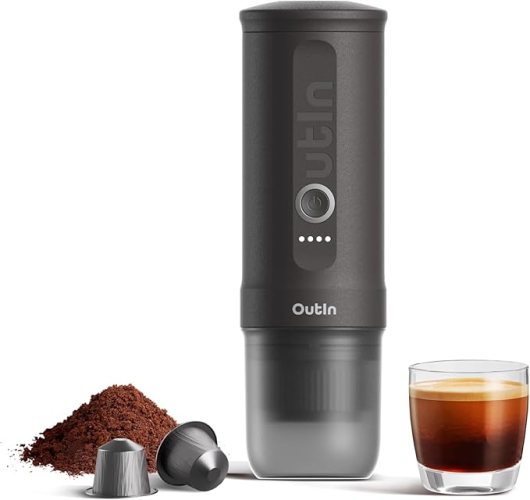 La machine à café de voyage OutIn La machine à café de voyage OutIn