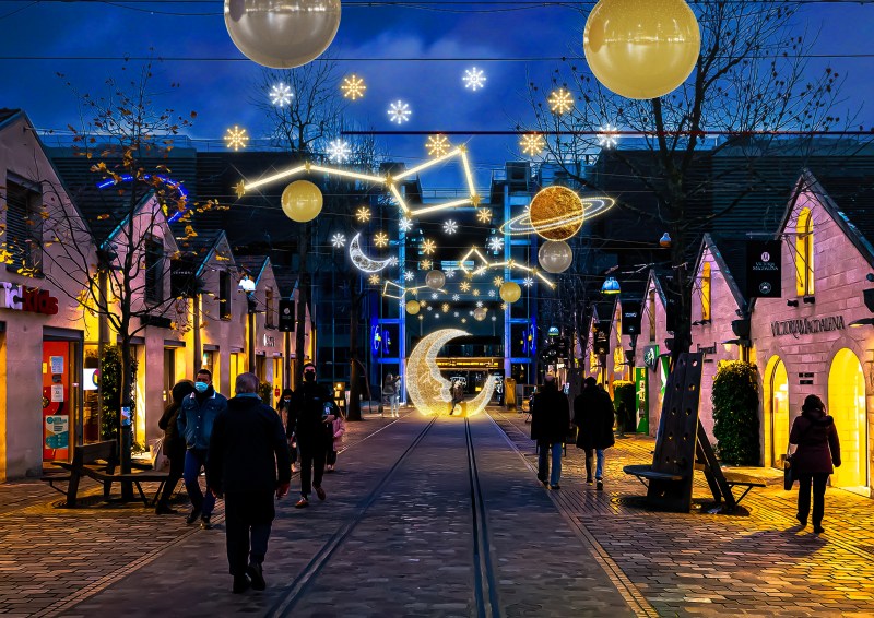 Illuminations de Noël à Paris : Bercy Village Noël à Paris - Bercy village