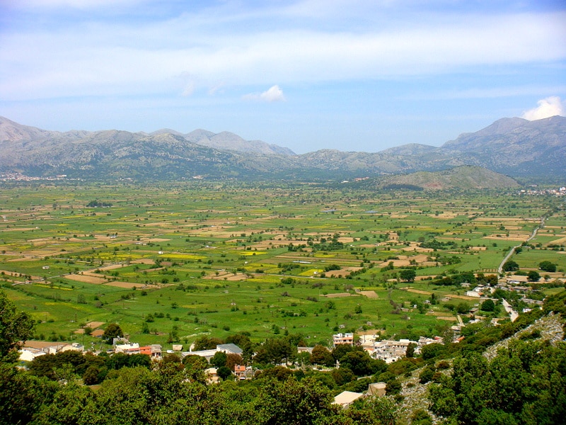 Incontournables de la Crète : Le plateau de Lassithi Le plateau de Lassithi