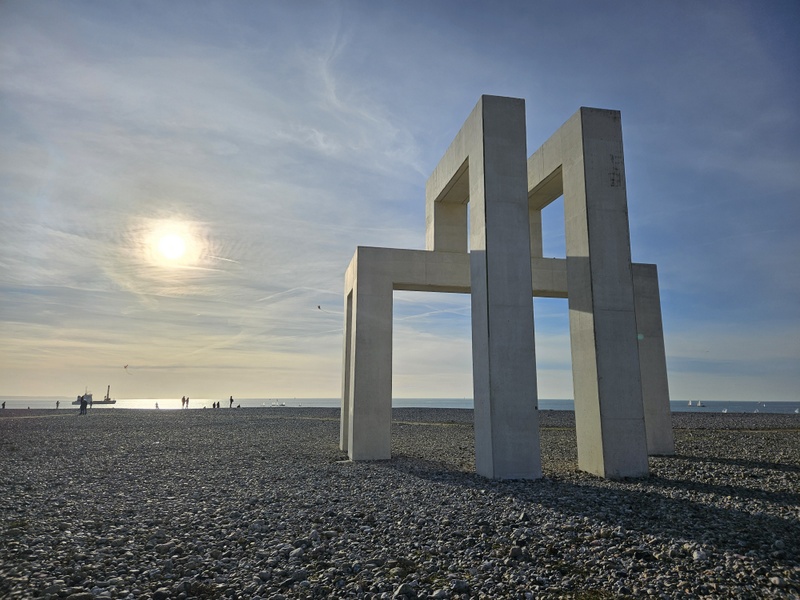 Le front de mer et la plage du Havre Le front de mer et la plage du Havre