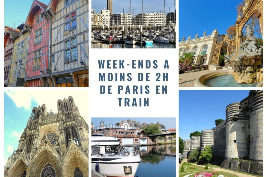 Week-ends à moins de 2h de Paris en train