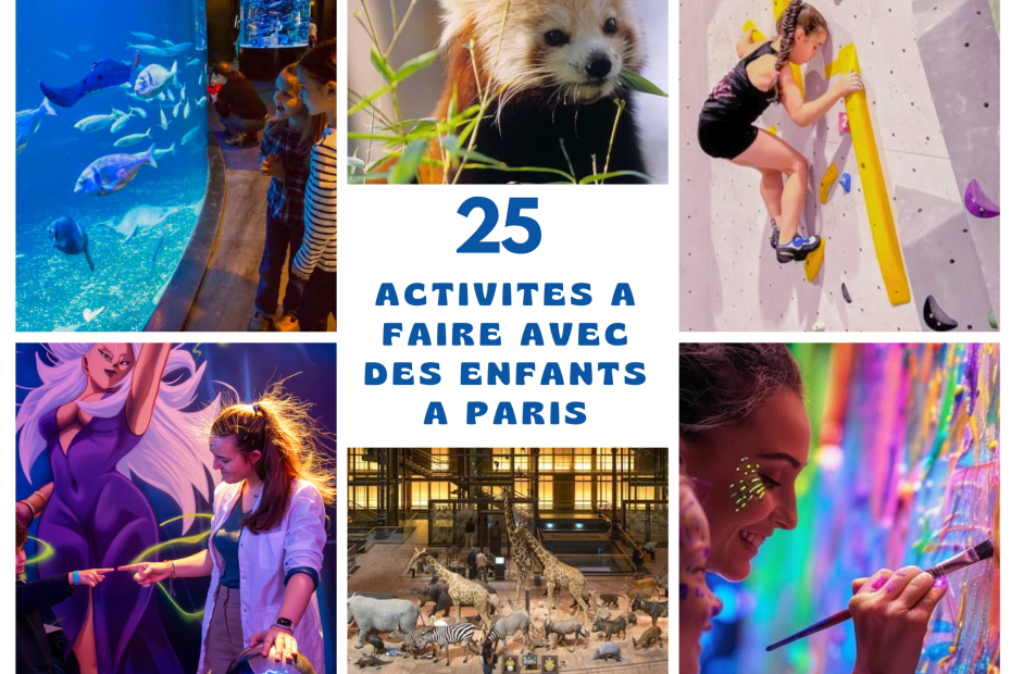25 Activités enfants à Paris