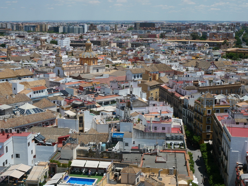 Visiter Séville - vue depuis la Giralda Visiter Séville - vue depuis la Giralda