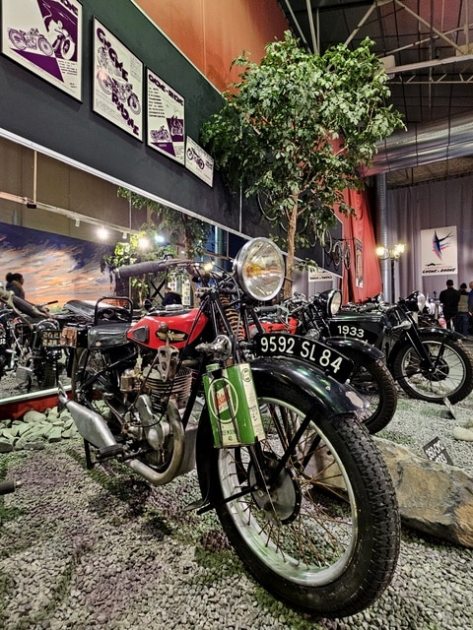 Motos Gnome et Rhone au Musée Safran Réau Seine-et-Marne