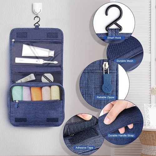 Accessoire utile en voyage : La trousse de toilette qui s'accroche Accessoire utile en voyage : La trousse de toilette qui s'accroche