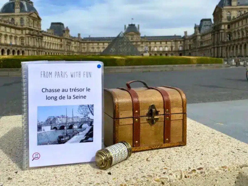 Chasse au trésor le long de la Seine à Paris Chasse au trésor le long de la Seine à Paris