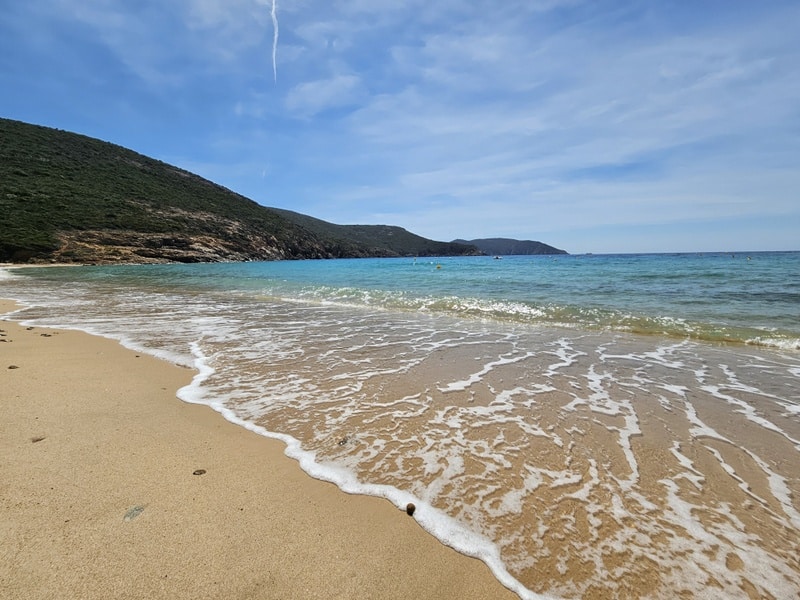 La plage d'Arone en Corse La plage d'Arone en Corse